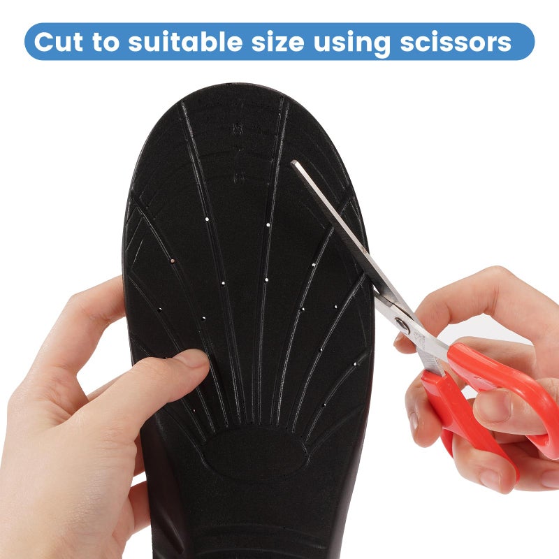 Amitataha Shoe Insoles  Memory Foam Insoles  Providing Excellent Shock Absorption and Cushioning for Feet Relief  Comfortable Insoles for Men and Women for Everyday Use (L [US M: 9.5-12.5/W: 10.5-13.5]) - Image 4
